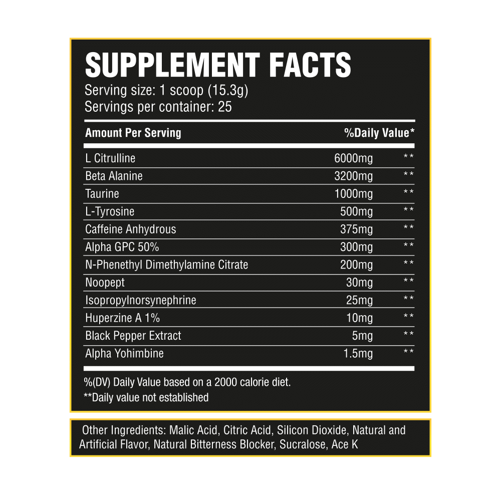Pre Workout Supplements